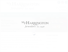 Tablet Screenshot of mjharrington.com